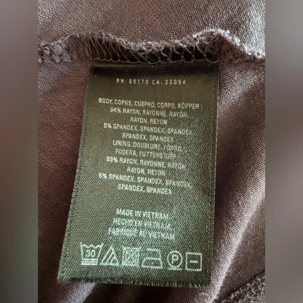 Maeve/Anthropologie midi dress in jersey knit with V-neck and ruching, size M - Picture 5 of 5